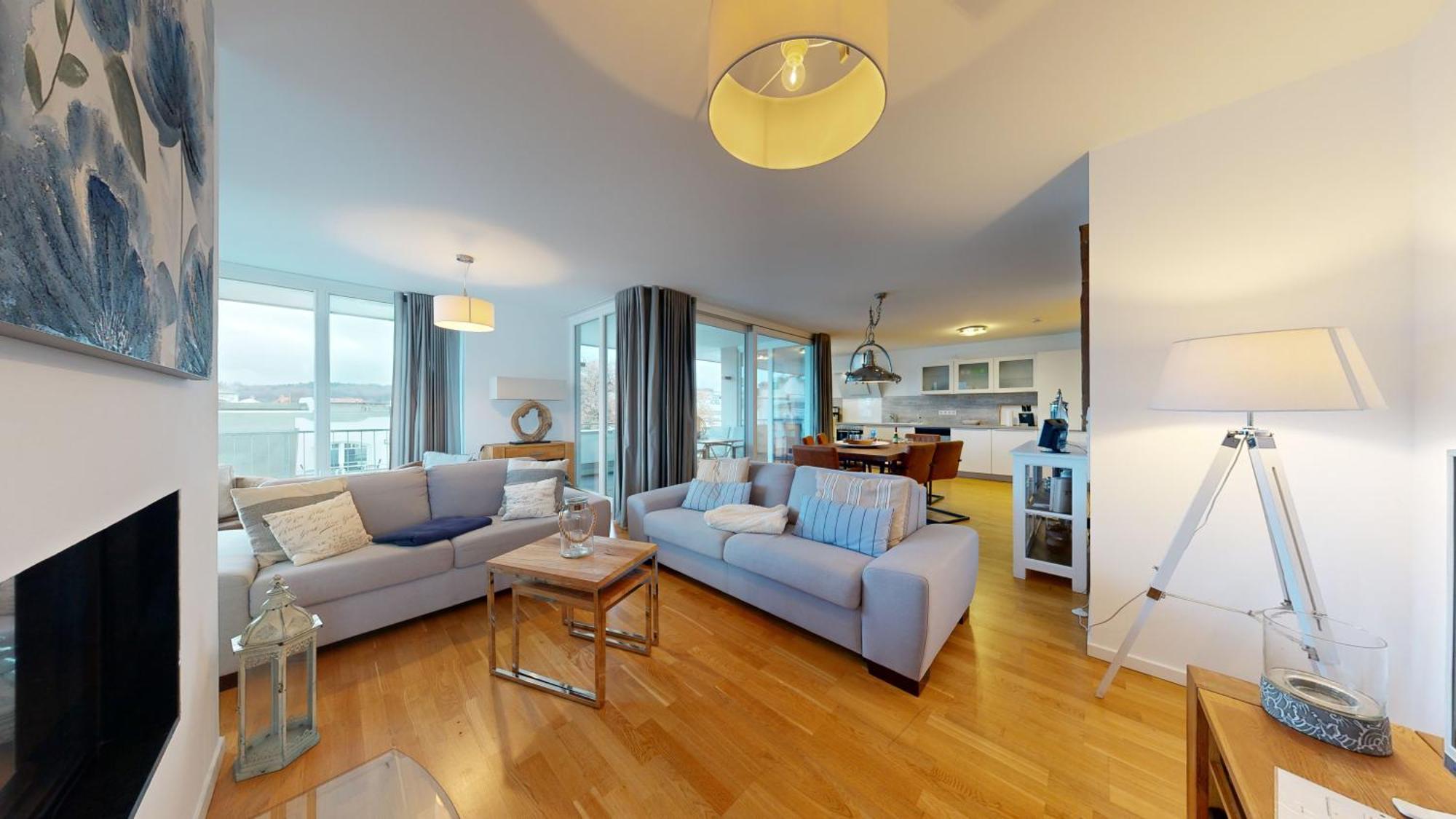 Strandnahe Fewos Mit Terrasse Oder Dachterrasse, Strandhaus Seeblick, Binz Eksteriør billede