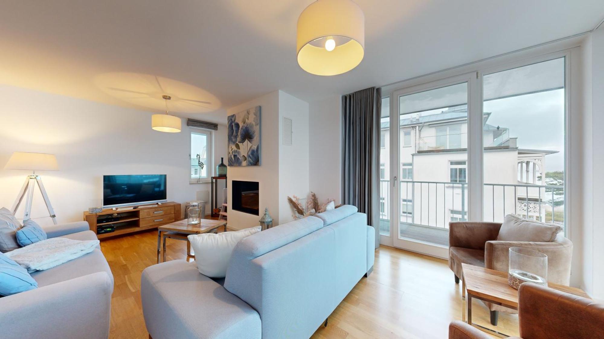 Strandnahe Fewos Mit Terrasse Oder Dachterrasse, Strandhaus Seeblick, Binz Eksteriør billede