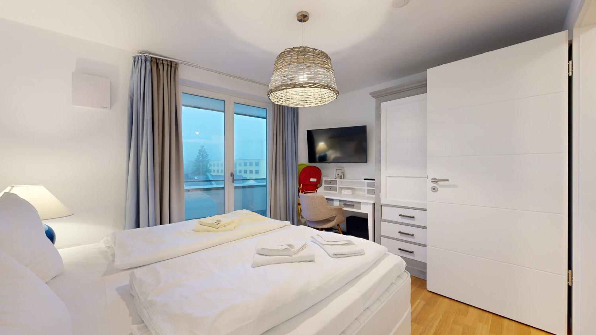 Strandnahe Fewos Mit Terrasse Oder Dachterrasse, Strandhaus Seeblick, Binz Eksteriør billede