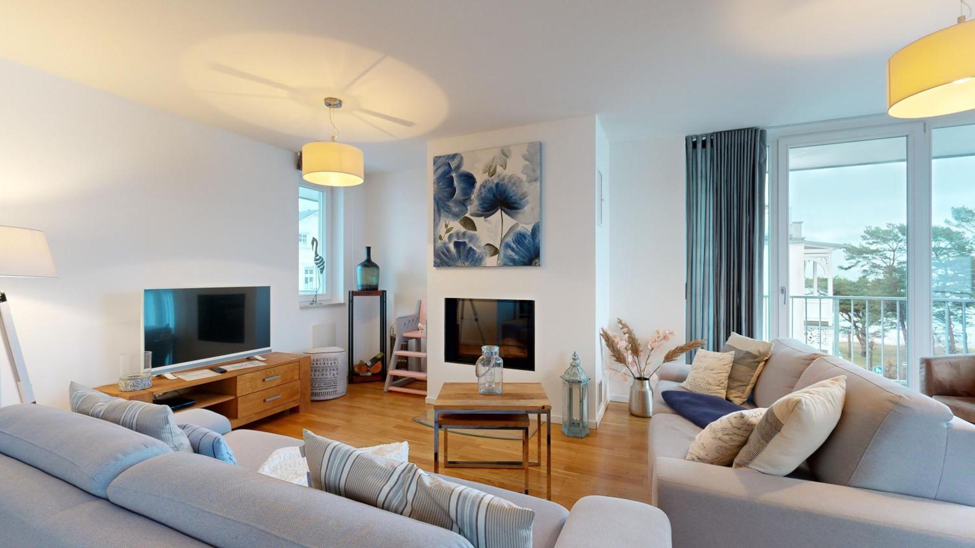 Strandnahe Fewos Mit Terrasse Oder Dachterrasse, Strandhaus Seeblick, Binz Eksteriør billede