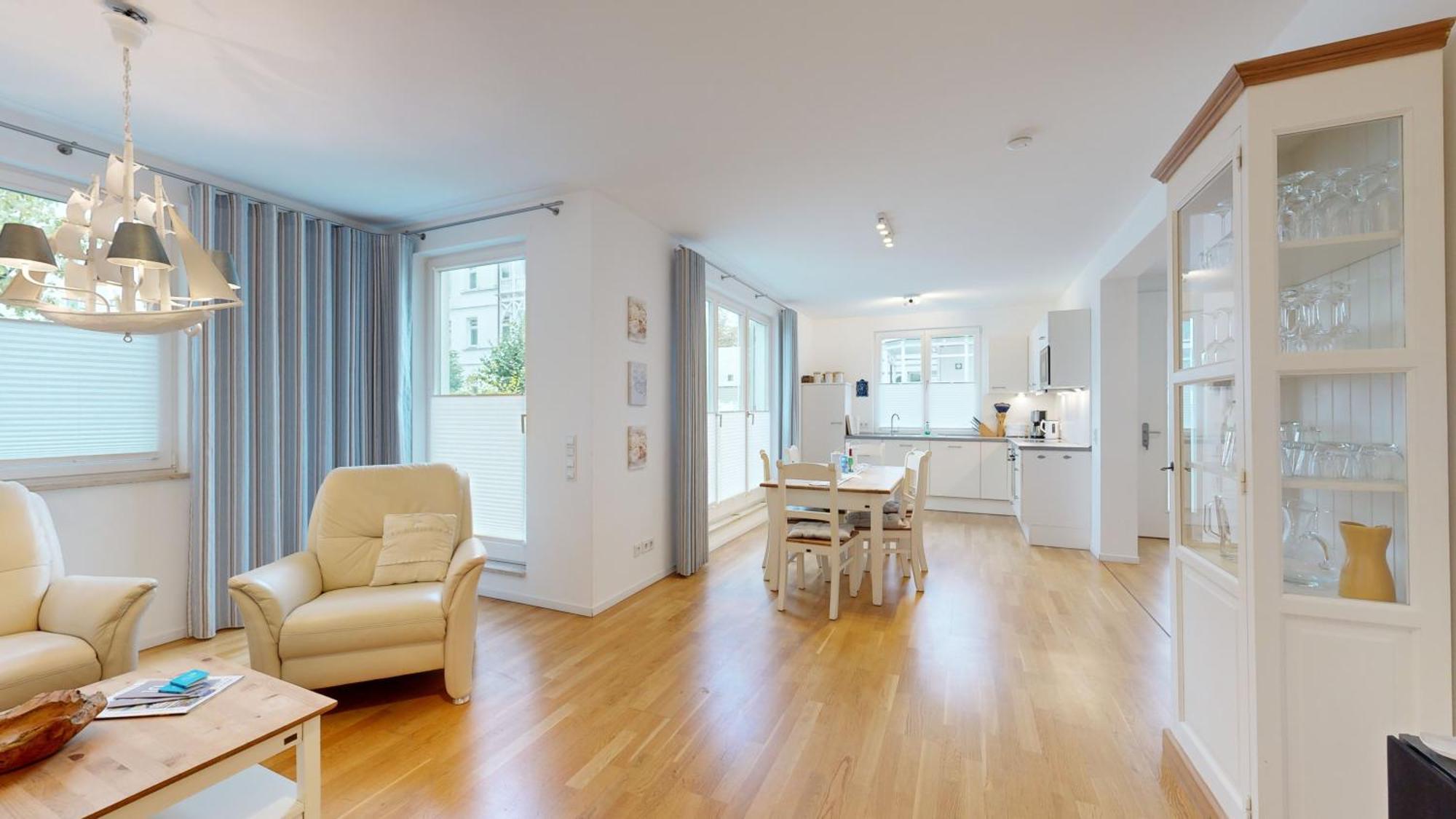 Strandnahe Fewos Mit Terrasse Oder Dachterrasse, Strandhaus Seeblick, Binz Eksteriør billede